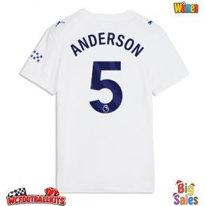 Manchester City Elliot Anderson #5 Replica Third Stadium Shirt for Women 2026-27 Short Sleeve